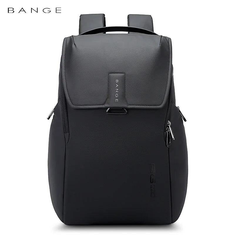 BANGE  Men Backpack Fashion Waterproof School Travel Bag Backpack USB Business Backpacks Fit For 15.6 Inch Laptop