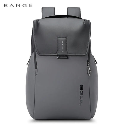 BANGE  Men Backpack Fashion Waterproof School Travel Bag Backpack USB Business Backpacks Fit For 15.6 Inch Laptop