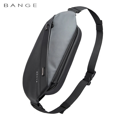 BANGE Men Chest Bag New Design Fashion Multifunction Waterproof Anti-stain Big Capacity Travel Portable Crossbody Bag Sling Bags