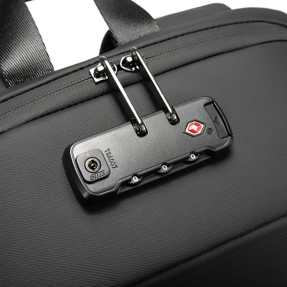 BANGE Men's Backpack Brand Laptop Backpack Anti-theft Waterproof School Backpacks USB Travel Bag Backpack Business Male 2023