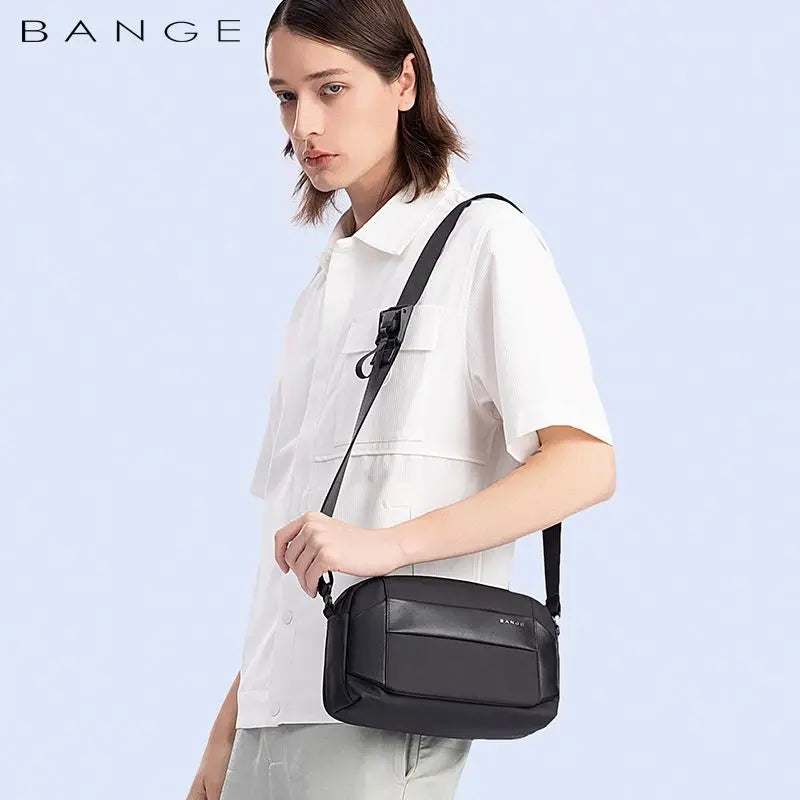 BANGE Men's Shoulder Bags Nylon Business Man Bags 8.6 Briefcase Oxford Crossbody Bags Small Waterproof Bag High Quality