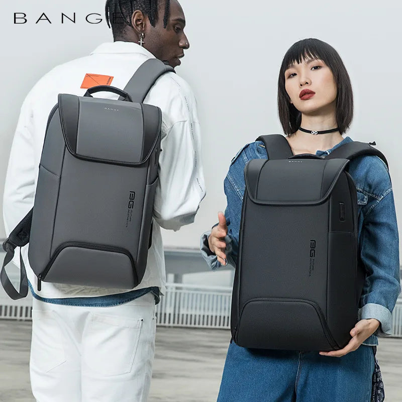 BANGE Mochila 15 Inch Laptop Backpacks USB Charging Backpack Men Travel Bag Water Repellent School Bags Male Mochila
