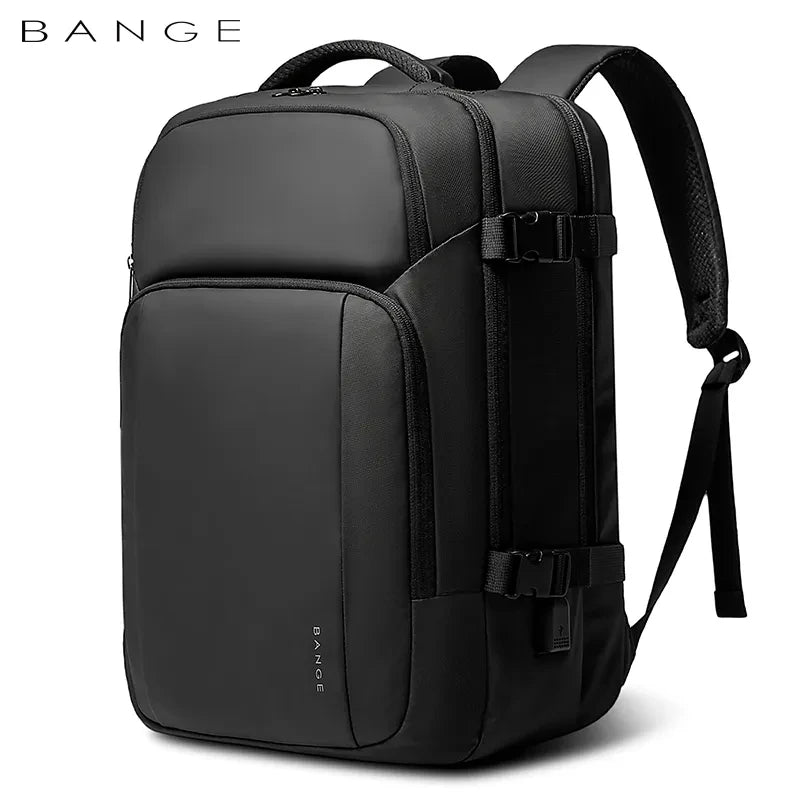 BANGE Mochila viagem Capacity USB Rechargable Travel Backpacks Men 15.6 inch Laptop Backpack Waterproof Outdoor Bag for Male