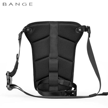 BANGE Motorcycle Riding waist bag Multifunctional crossbody bag Men's tactical outdoor leg bag Shoulder bag