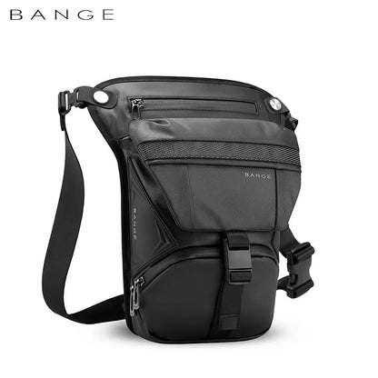 BANGE Motorcycle men's and Women's riding waist bag Multifunctional crossbody bag Men's tactical outdoor leg bag Shoulder bag
