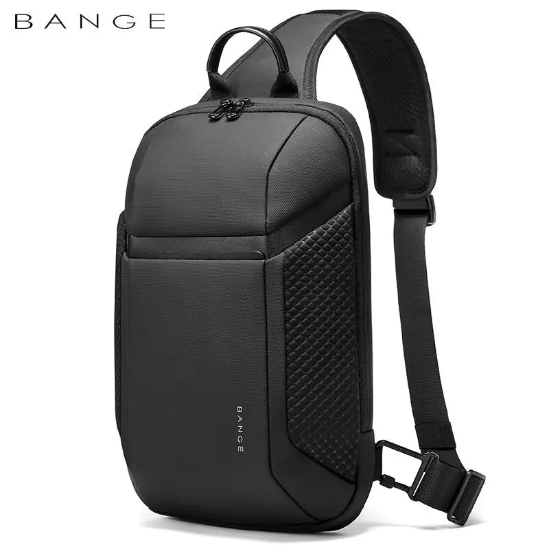 BANGE Multi functional Anti-theft Shoulder Bags Men's Oxford Crossbody Bag Short Trip Messenger USB Charging Chest Bag Pack