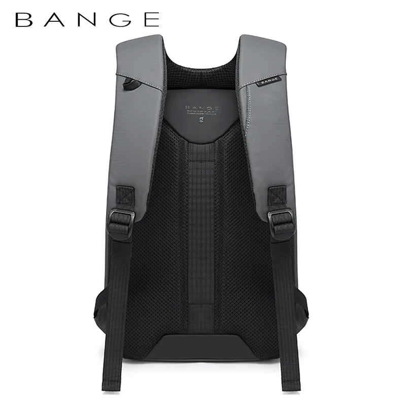 BANGE New Men Anti Theft Waterproof Laptop Backpack 15.6 Inch Daily Work Business Backpack School back pack mochila