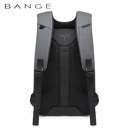 BANGE New Men Anti Theft Waterproof Laptop Backpack 15.6 Inch Daily Work Business Backpack School back pack mochila