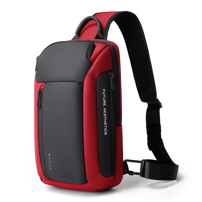 BANGE New Oxford Trendy Waterproof Chest Bag Six Trend Colors Fashion Items, Large Capacity Memory for Both Men and Women