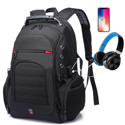 BANGE Oxford Organizer bag Backpack for Teenager Boy School Bag Camping Trave Bags with High Capacity Shoulder Bagpack