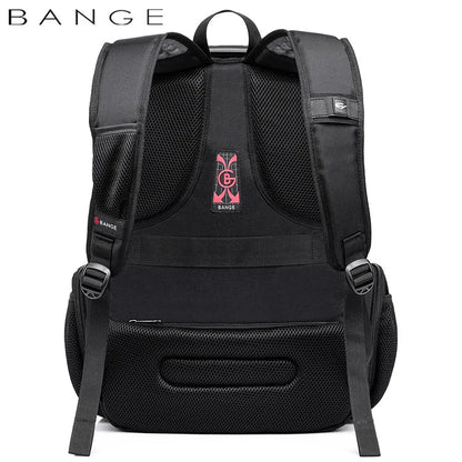 BANGE Oxford Organizer bag Backpack for Teenager Boy School Bag Camping Trave Bags with High Capacity Shoulder Bagpack