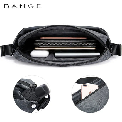BANGE Sling bag Package DX3 Waterproof and Erosion Resistant Young Fashion Sports Chest Bag Short Trip Messengers Bag