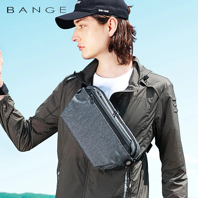 BANGE Sling bag Package DX3 Waterproof and Erosion Resistant Young Fashion Sports Chest Bag Short Trip Messengers Bag