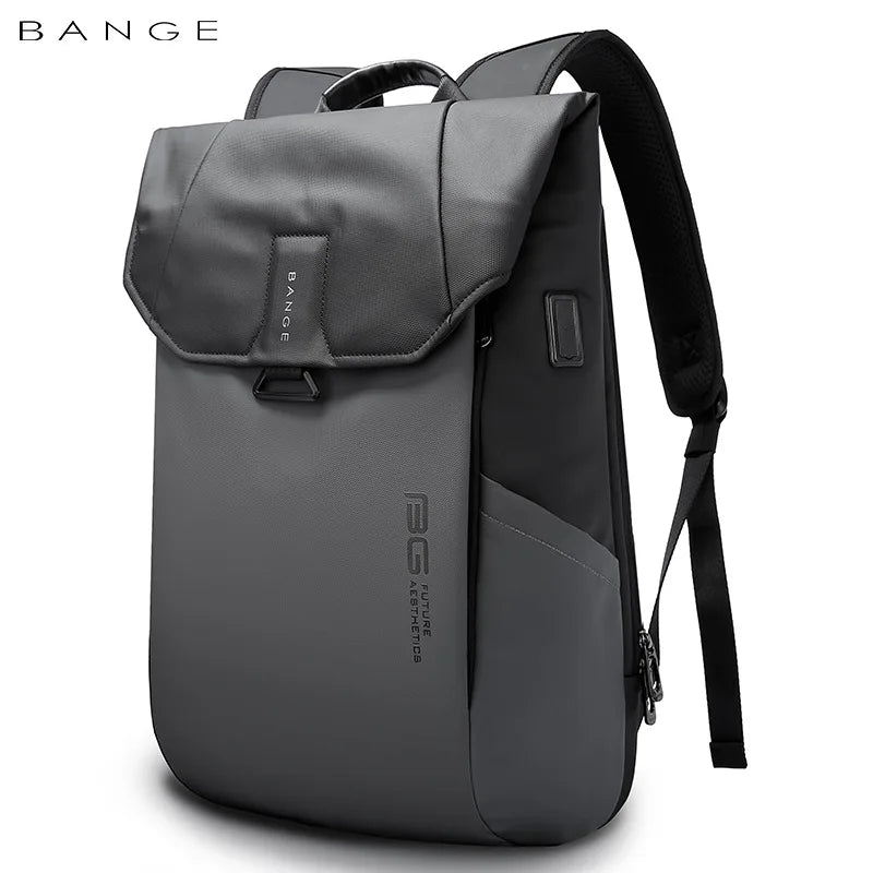 BANGE Unique Men Anti theft Waterproof Laptop Backpack 15.6 Inch Daily Work Business Backpack School back pack mochila for women