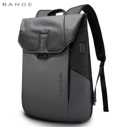 BANGE Unique Men Anti theft Waterproof Laptop Backpack 15.6 Inch Daily Work Business Backpack School back pack mochila for women