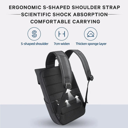 BANGE Unique Men Anti theft Waterproof Laptop Backpack 15.6 Inch Daily Work Business Backpack School back pack mochila for women