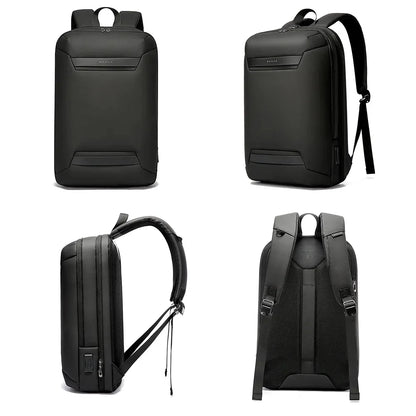BANGE Waterproof Multi-Use Laptop Backpack For 15.6" Inch USB Charging Shockproof Business Briefcase Shoulder Bag For Man Women