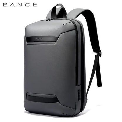 BANGE Waterproof Multi-Use Laptop Backpack For 15.6" Inch USB Charging Shockproof Business Briefcase Shoulder Bag For Man Women