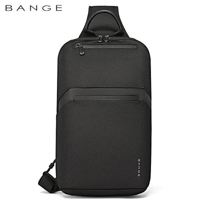 BANGE shoulder bag  Men's Oxford Crossbody Bag Anti-theft Shoulder Bags Short Trip Messenger USB Charging Chest Bag Pack