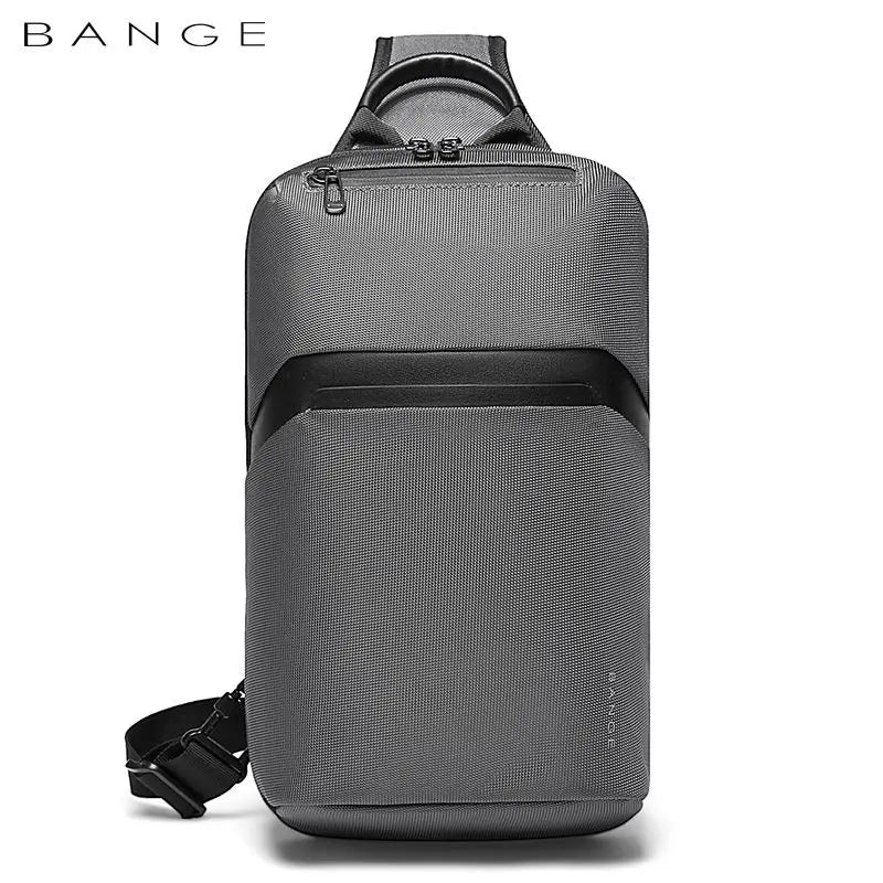 BANGE shoulder bag  Men's Oxford Crossbody Bag Anti-theft Shoulder Bags Short Trip Messenger USB Charging Chest Bag Pack