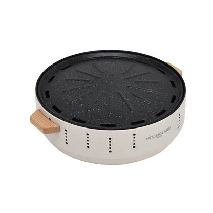 BBQ Grill Portable Charcoal Barbecue Korean Style Barbecue Camping Grill Suitable for Outdoor Camping Home and Cooking Tea