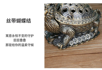 BEST gift Southeast Asia Good luck Dragon turtle ashtray statue mascot HOME office shop BAR CLUB Decoration bring wealth fortune