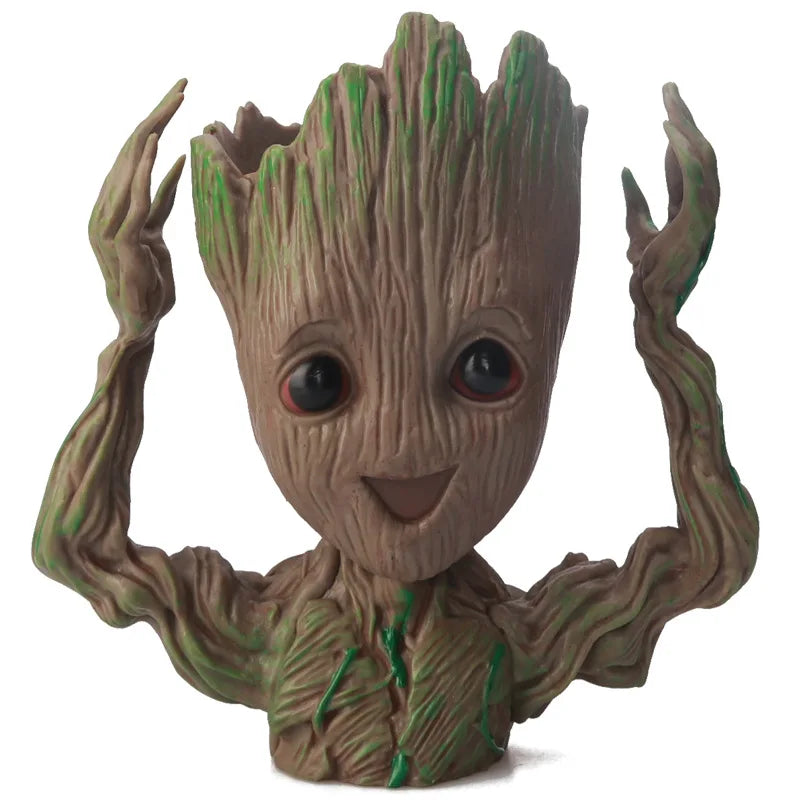 Baby Flowerpot Action Figures Creative Tree Man Crafts Figurine Groot Model Home Decor Cute Cartoon Toy Drop Shipping