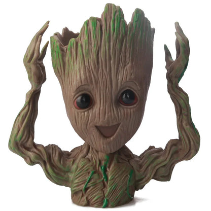 Baby Flowerpot Action Figures Creative Tree Man Crafts Figurine Groot Model Home Decor Cute Cartoon Toy Drop Shipping
