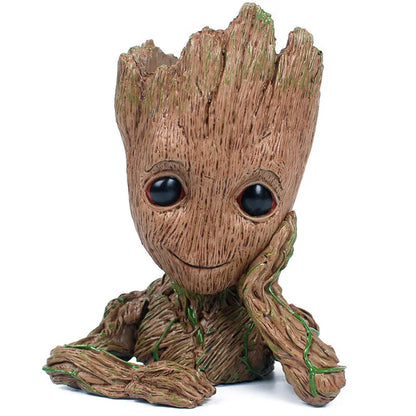 Baby Flowerpot Action Figures Creative Tree Man Crafts Figurine Groot Model Home Decor Cute Cartoon Toy Drop Shipping