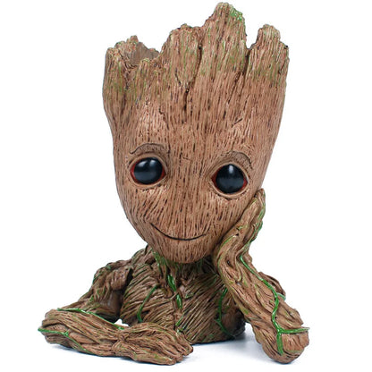 Baby Flowerpot Action Figures Creative Tree Man Crafts Figurine Groot Model Home Decor Cute Cartoon Toy Drop Shipping
