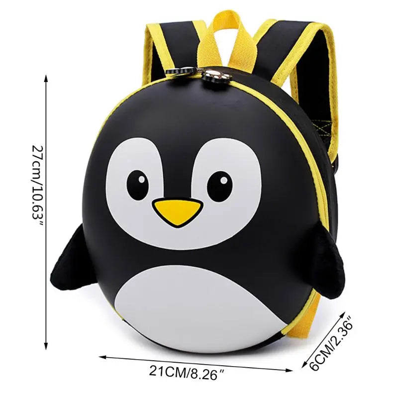 Baby Kids Boy Girl Penguin Casual Backpack Cartoon Small Shoulder School Bag New