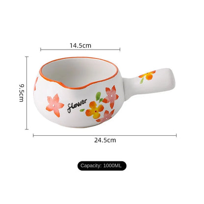 Baby small milk pot ceramic milk pot one non-coated ceramic pot new baby cooking pot home cooking pot