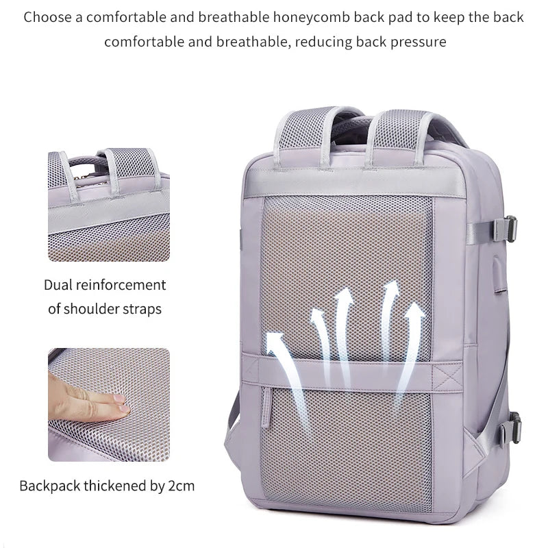 Back Pack Bag for Women Travel Simple Large Capacity Hikking Camping Casual Laptop Shcoolbags Waterproof Business Backpacks Man