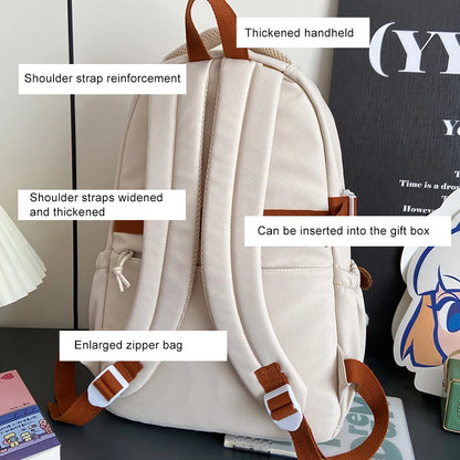 Backpack - 17L School Bag Design Multi-compartment Teenage Bookbag for Boys and Girls Travel Bagpack Mochila