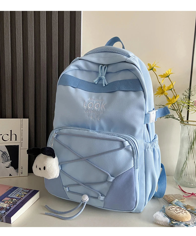 Backpack - 17L School Bag Design Multi-compartment Teenage Bookbag for Boys and Girls Travel Bagpack Mochila