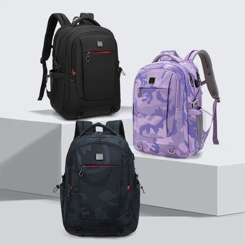 Backpack Cabin 50*22*34 Multifunctional Waterproof Bags Male Laptop Backpack USB Charging Backpack Travel Bag Schoolbags