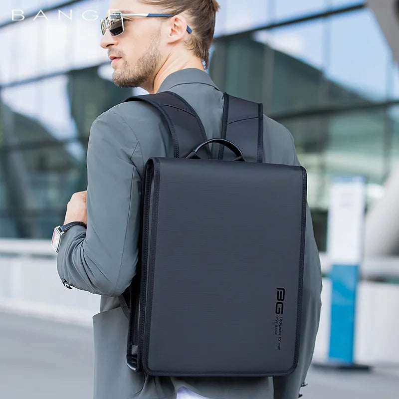 Backpack Men Business Waterproof Laptop Backpack Fashion Male Classic Fashion Travel Moto&Biker Light Bag