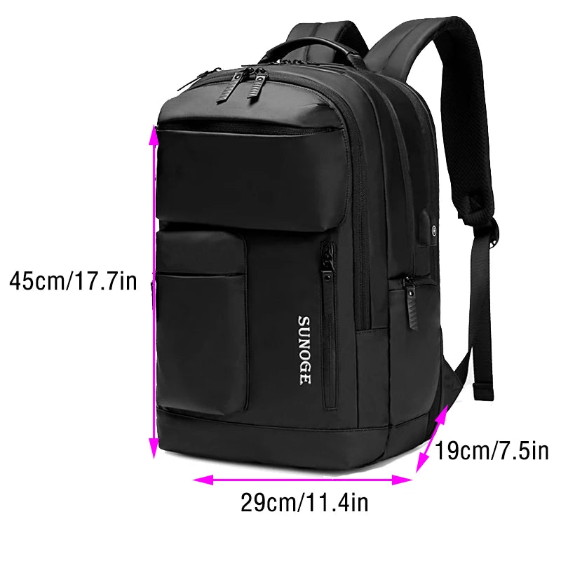 Backpack Men Casual Fashion Korean Style Lightweat Schoolbag Multifinonal Travel Bags Waterproof Laptop Business Back Pack New