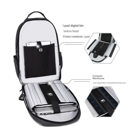 Backpack Men Casual Fashion Korean Style Lightweat Schoolbag Multifinonal Travel Bags Waterproof Laptop Business Back Pack New