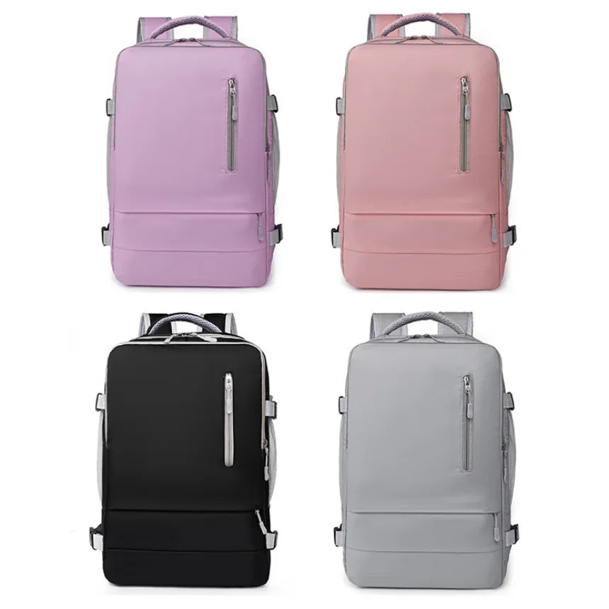 Backpack Travel Woman Casual Large Capacity Multifunction Bags Luggage Waterproof Laptop Lightweight Backpacks With Shoes Pocket