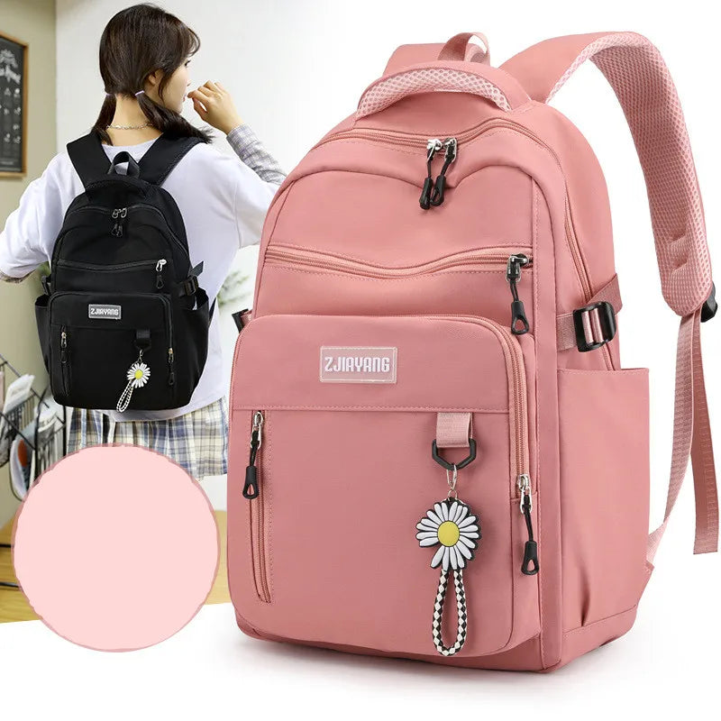 Backpack Trendy Female Waterproof Backpacks Teenage Girls Softback School Bags Women Casual Rucksack Laptop Backpack