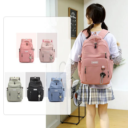 Backpack Trendy Female Waterproof Backpacks Teenage Girls Softback School Bags Women Casual Rucksack Laptop Backpack