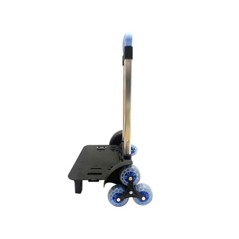 Backpack Trolley with 6 Wheels Aluminium Alloy Wheeled Hand Truck for School Bag
