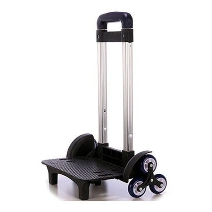 Backpack Trolley with 6 Wheels Aluminium Alloy Wheeled Hand Truck for School Bag