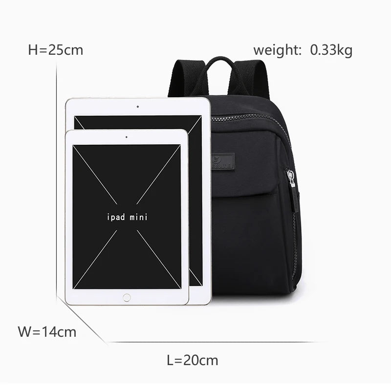 Backpack Women 2023 New Trending Women's Mini Backpack Waterproof Nylon Small Shopping Backpack Fashion Cute Teen Girl Mochilas