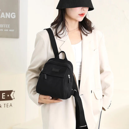 Backpack Women 2023 New Trending Women's Mini Backpack Waterproof Nylon Small Shopping Backpack Fashion Cute Teen Girl Mochilas