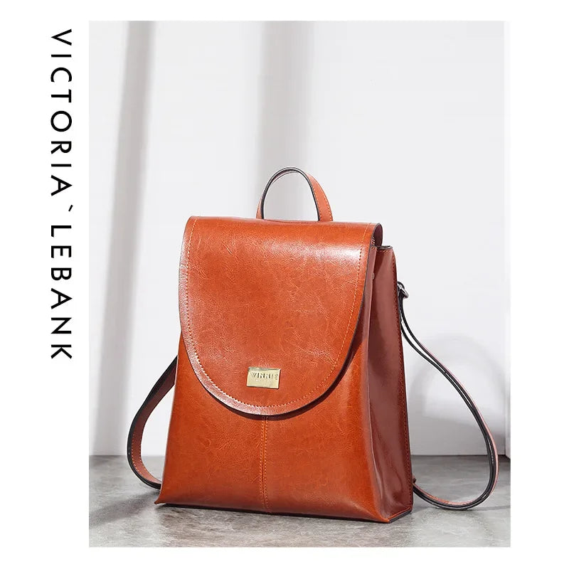 Backpack Women 2024 New Backpack Large Capacity Cowhide School Bag College Student School Backpack  Travel Bag