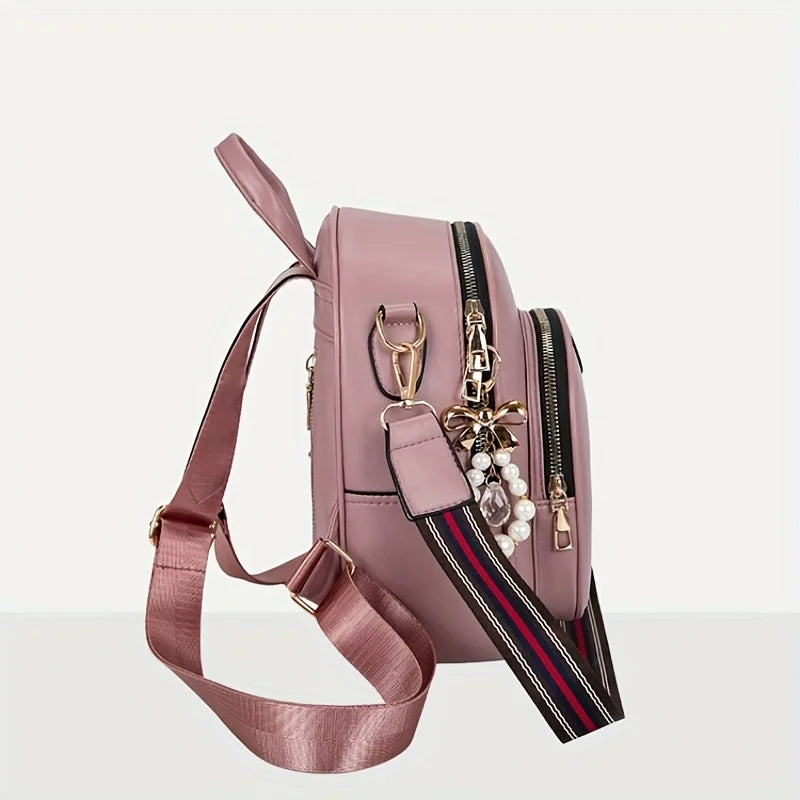 Backpack female tide leisure multipurpose bag female Korean version of one shoulder women mini small backpack