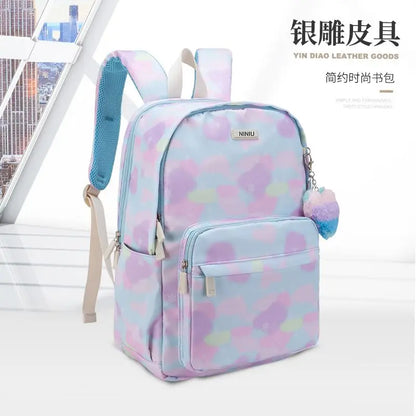 Backpack for Girls, Kids Elementary Bookbag, Waterproof Large Space School Backpacks for Teens for Travel and School