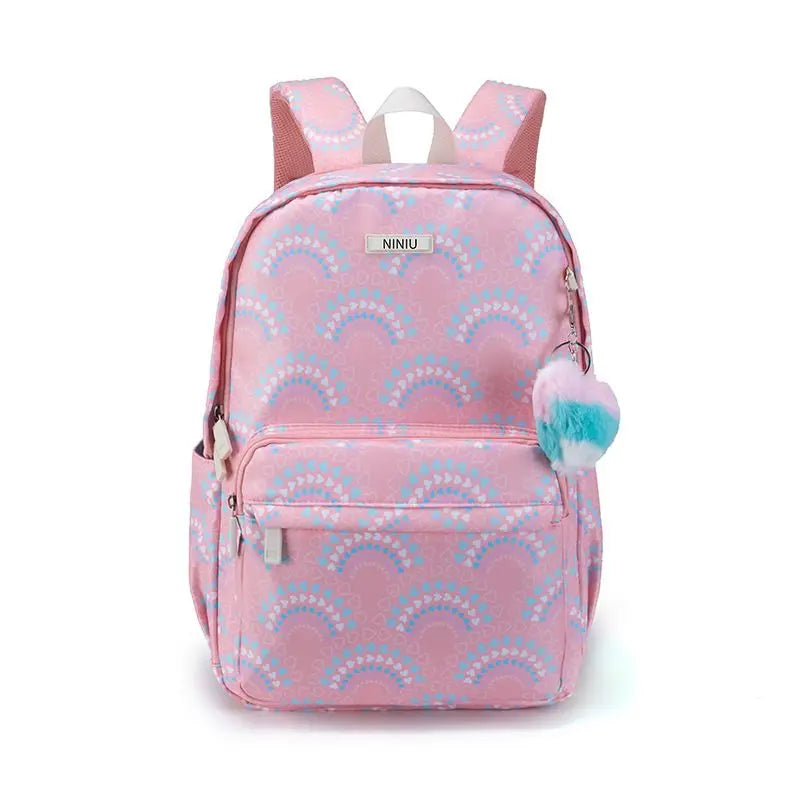 Backpack for Girls, Kids Elementary Bookbag, Waterproof Large Space School Backpacks for Teens for Travel and School